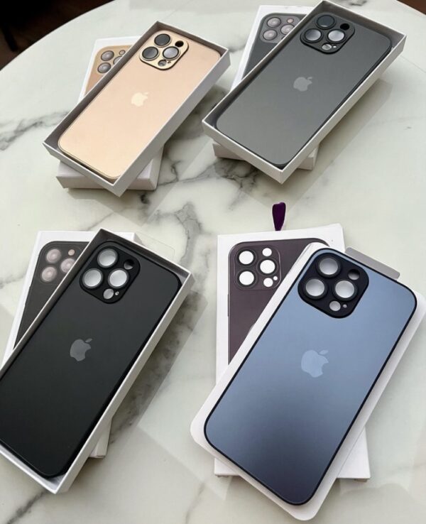 Original AG Frosted Matt Glass Case With Integrated Lens Protector - Image 5