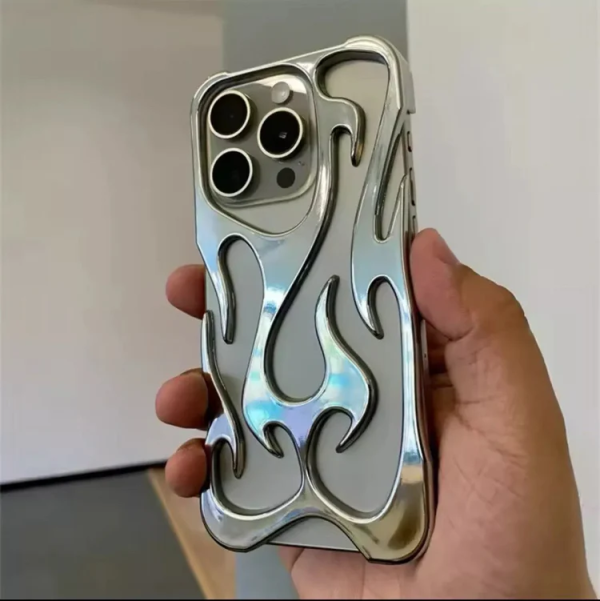 iphone 16 pro flame flex-silver-mobicase